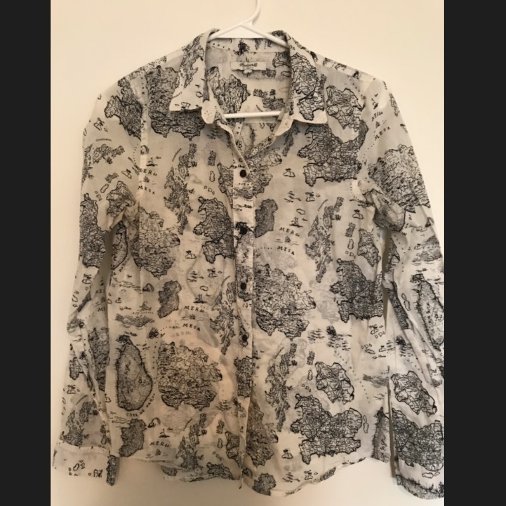 Madewell map shirt
